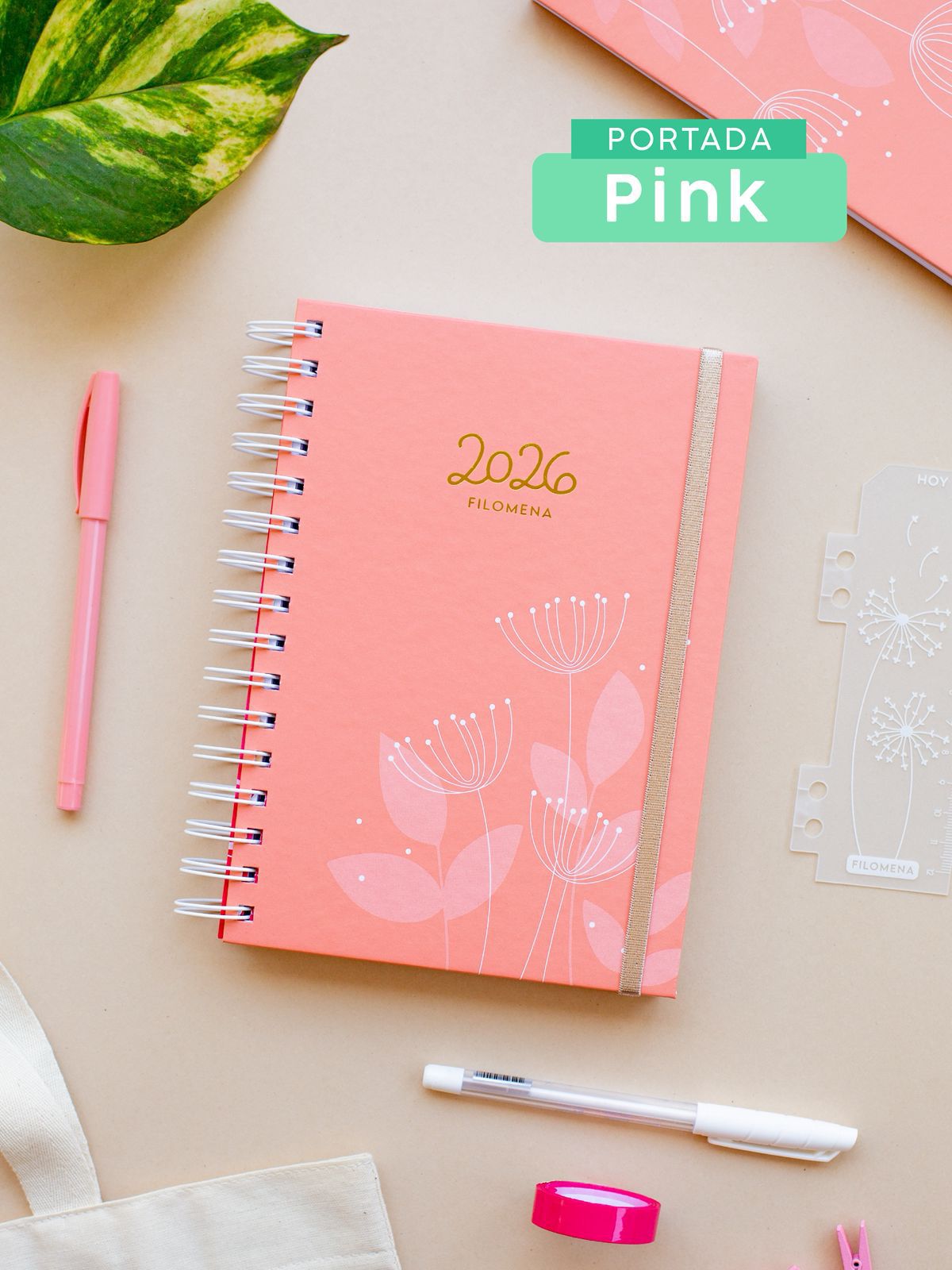 Agenda Filomena 2026 Pink